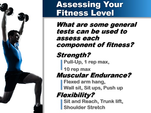 Developing and Assessing Fitness Sample PowerPoint Slide 2 Sample PowerPoint slide on assessing your fitness level