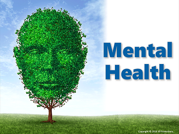 Sample PowerPoint main slide Mental Health