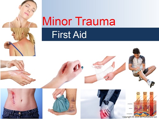 First Aid for Minor Trauma main slide sample